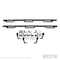 Westin Automotive 07-C SILVERADO/SIERRA 2500/3500 CREW CAB(8 FT BED)EXCL DUALLY TEXT BLK HDX DROP WTW NERF STEP BARS 56-534585 - alternate 3